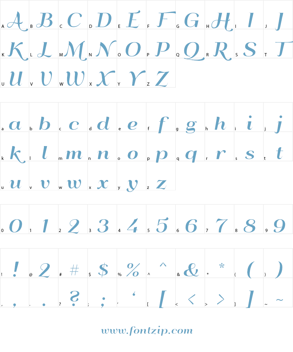 QumpellkaNo12 Font Character