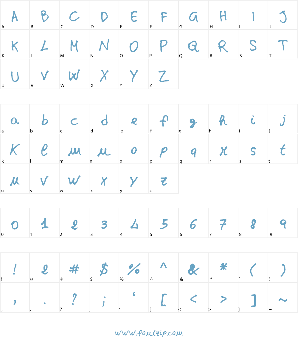 JDStefania Font Character