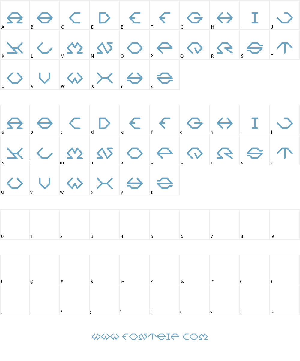 inside Font Character
