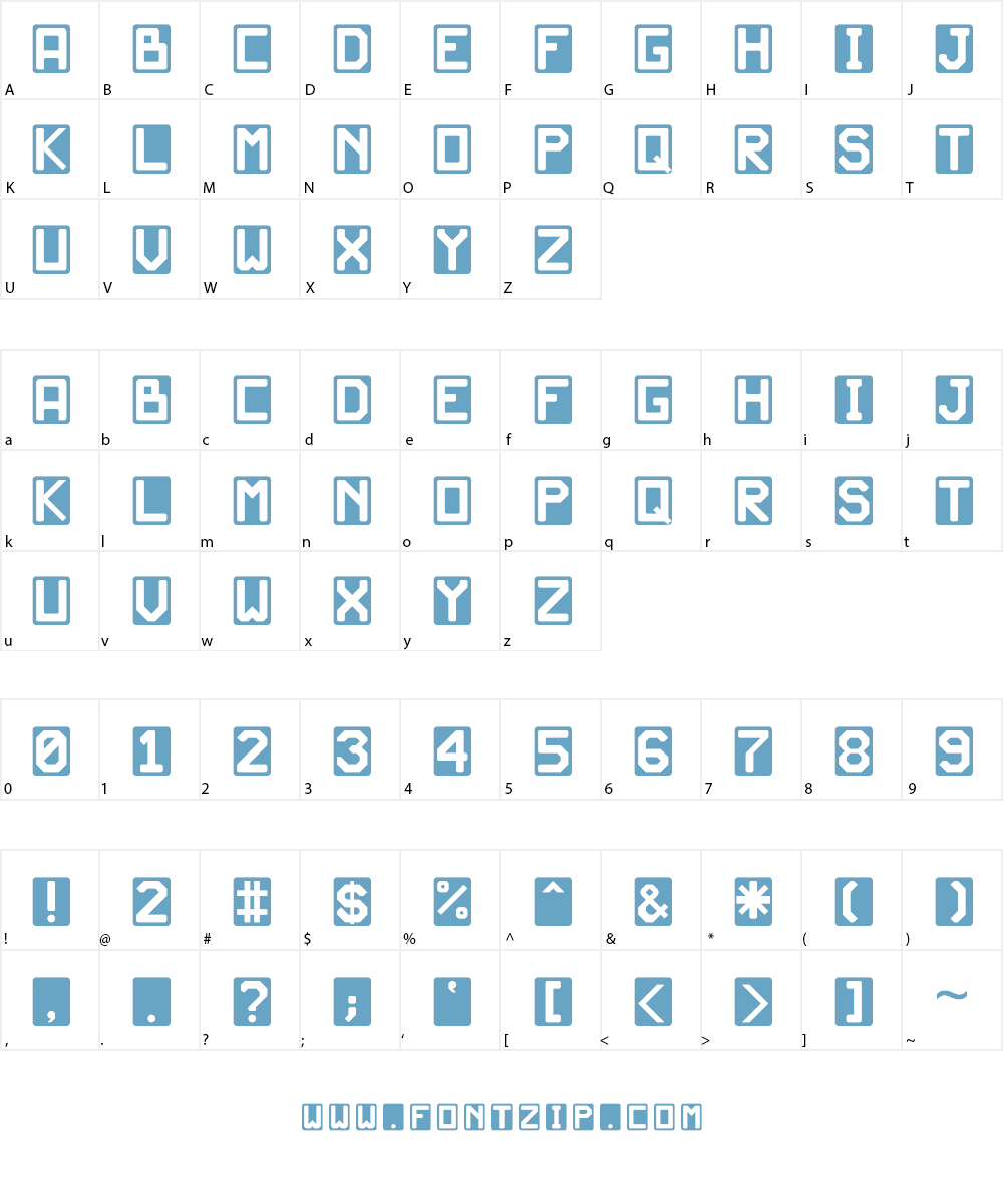 JD Scarabeo Light Font Character