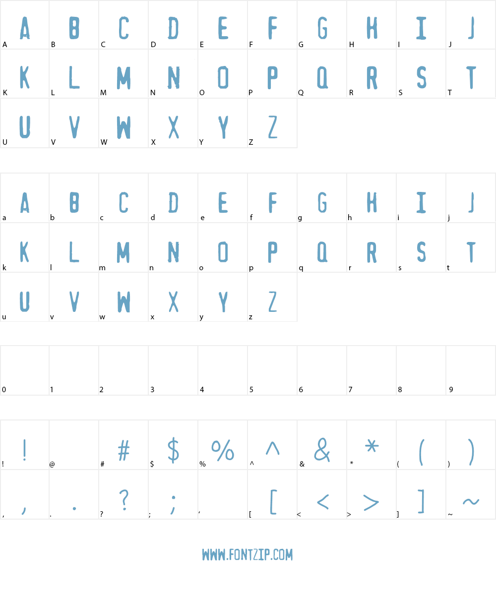MythBusters Font Character