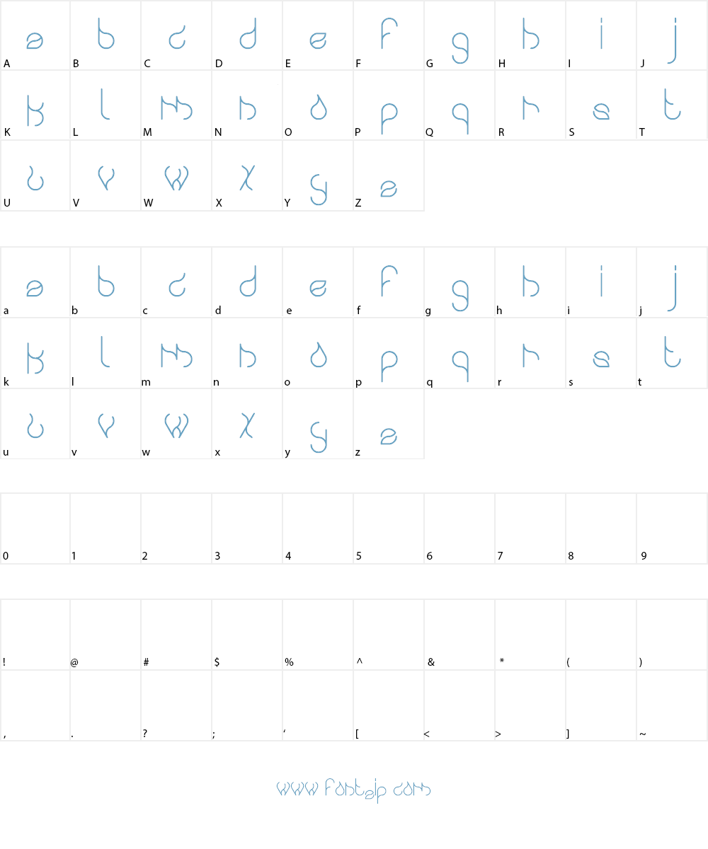 swingingswan Font Character