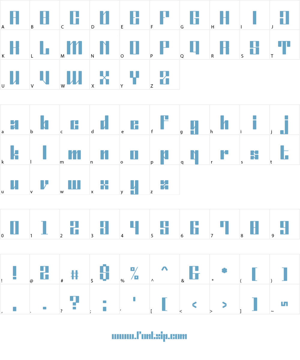 Ordinatum Font Character
