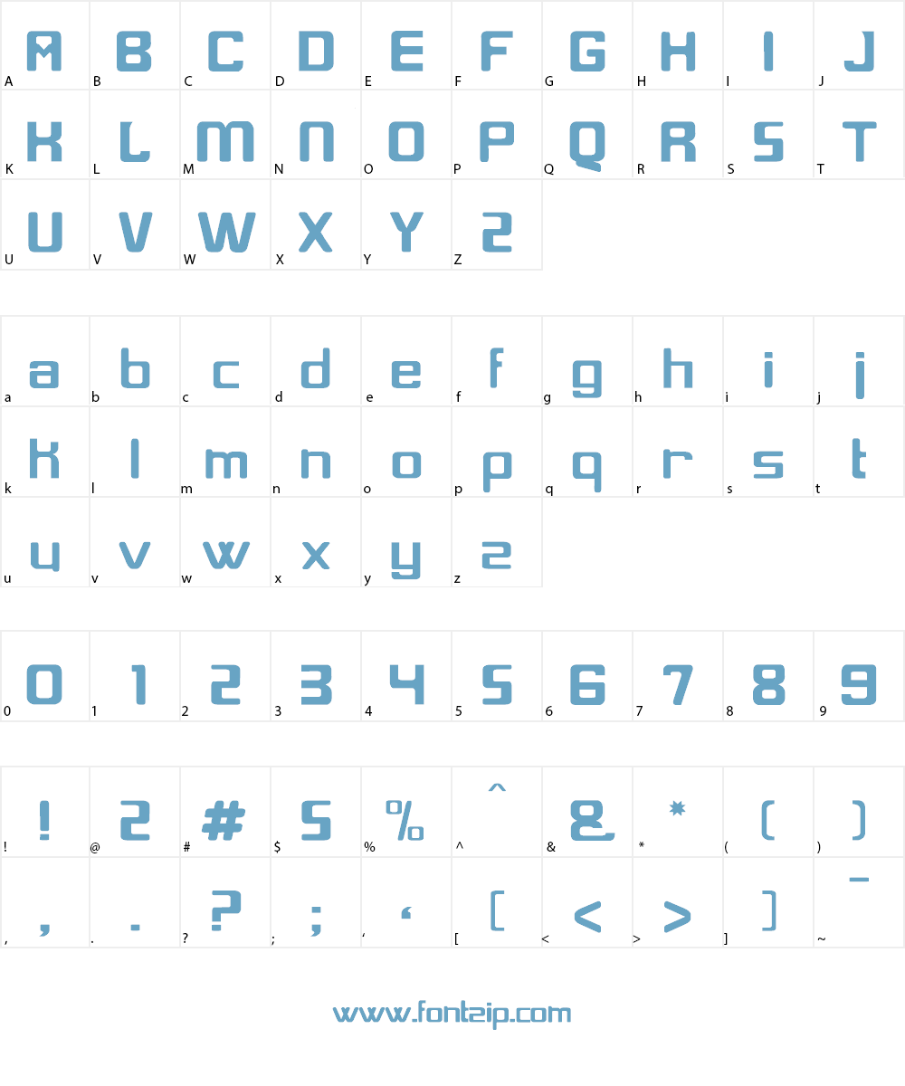 Glix Font Character