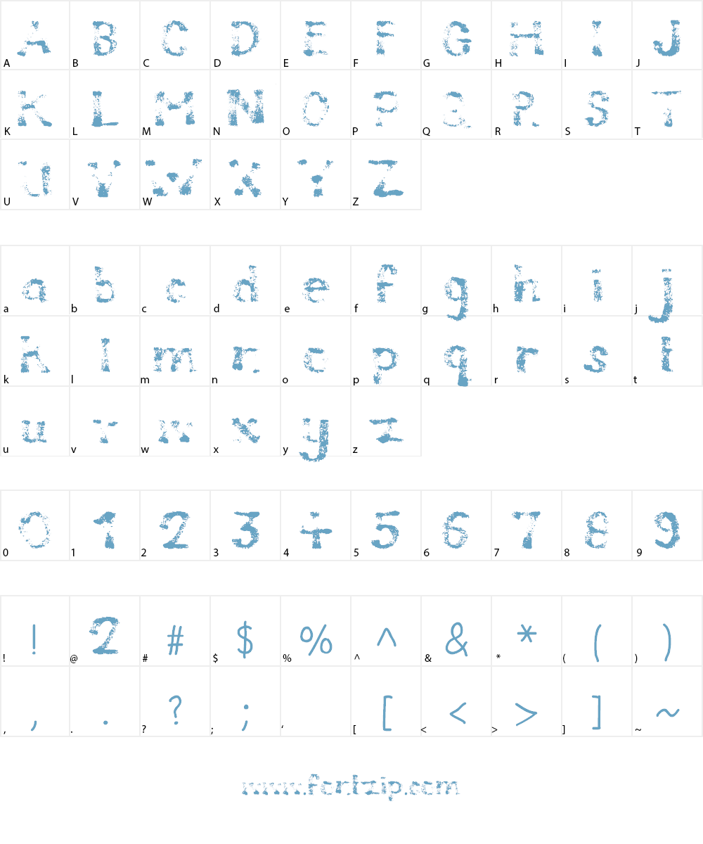 Compostable Font Character