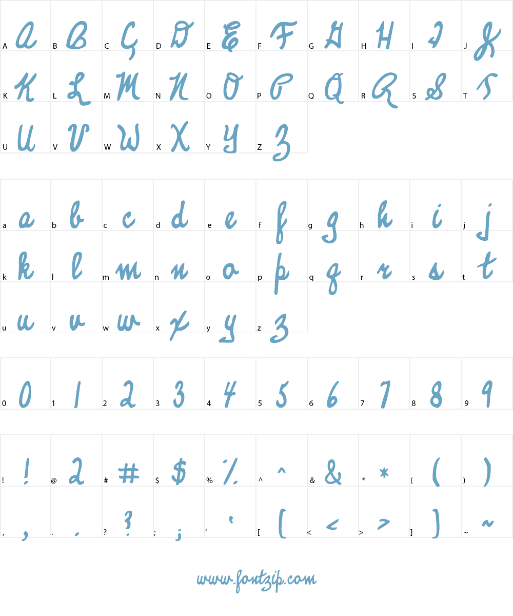 KG Legacy of Virtue Font Character