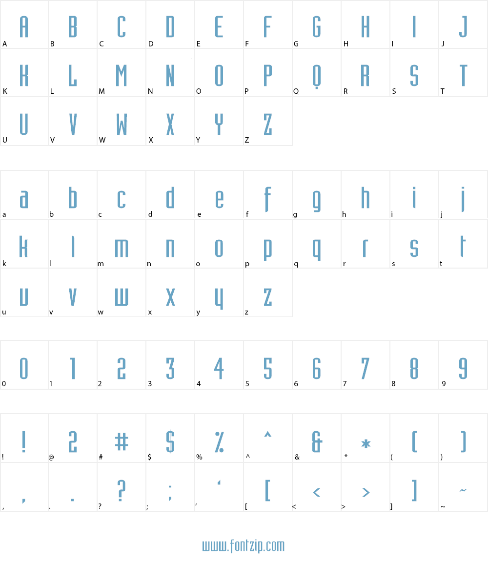 Assiduous Font Character
