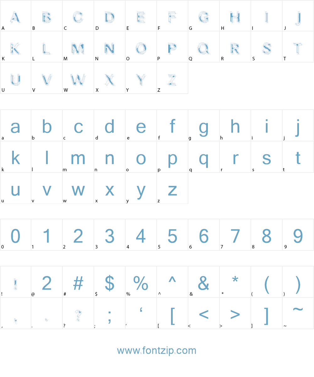 NIBIRU Font Character