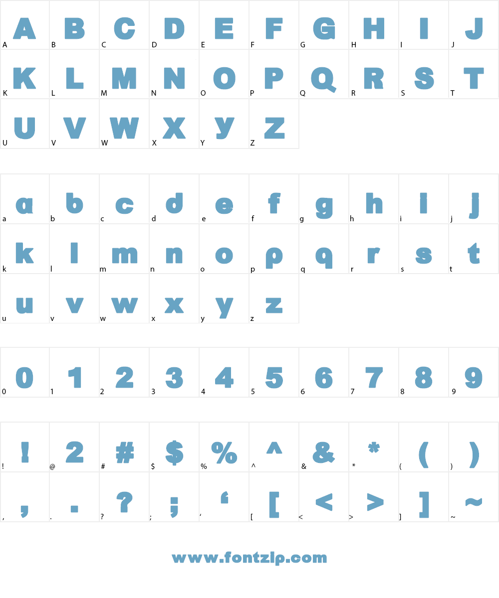 Arreia Black Font Character