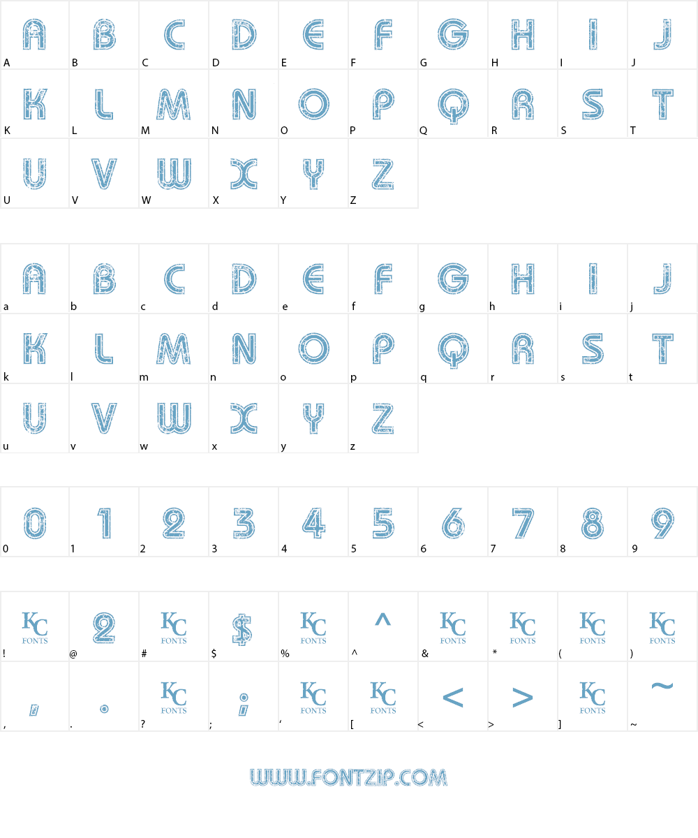 My Girl Is Retro Font Character