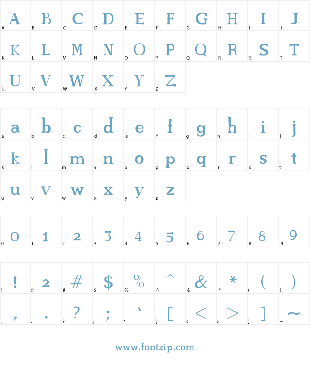 Mariana Font Character