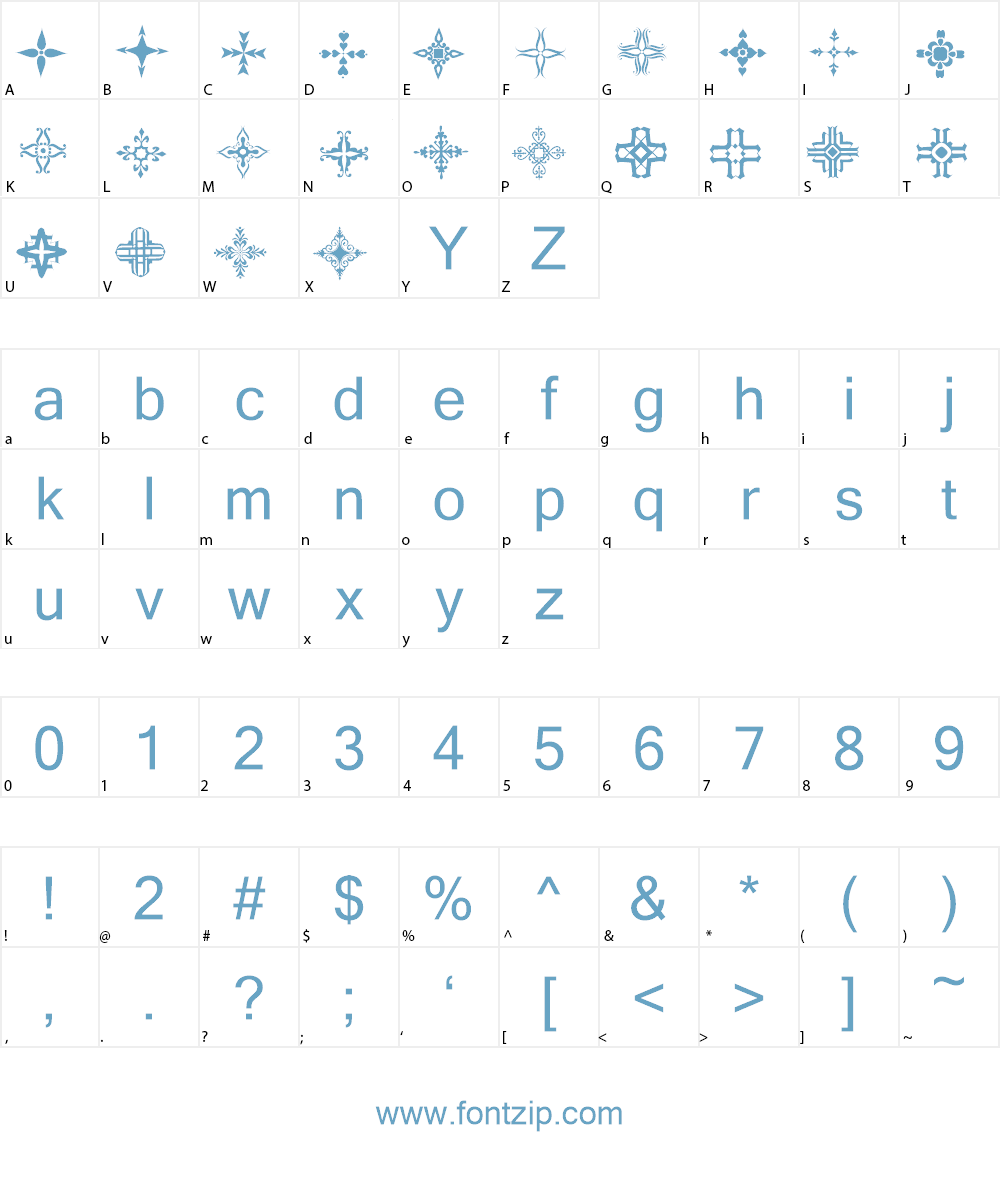 Designs3 Font Character