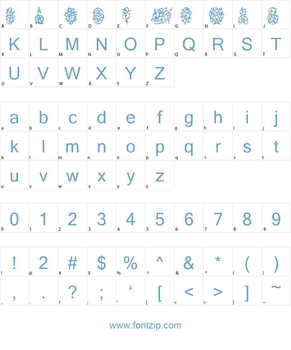 Destinys Designs Font Character