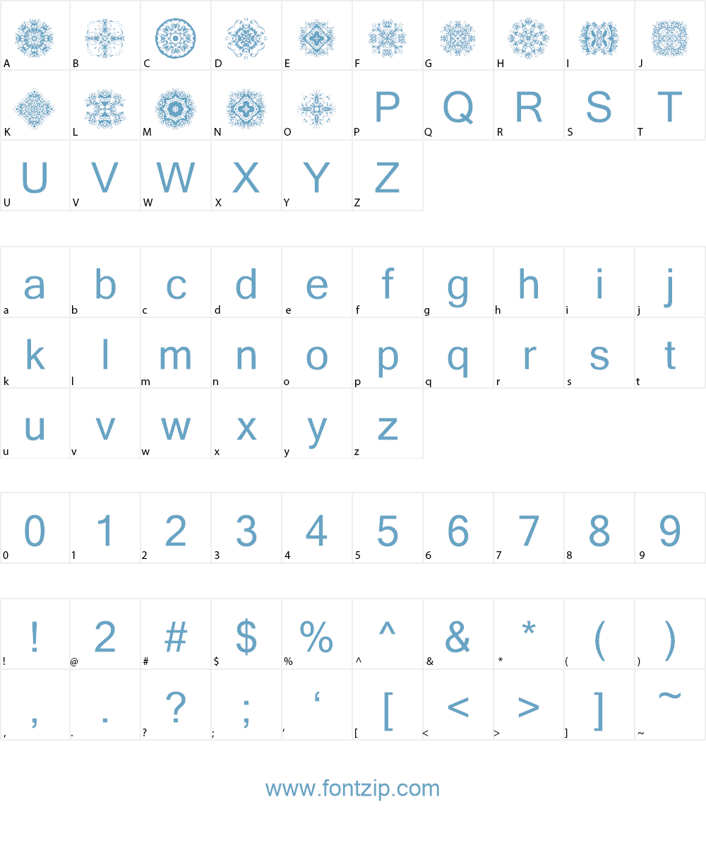 DLDesigns3 Font Character
