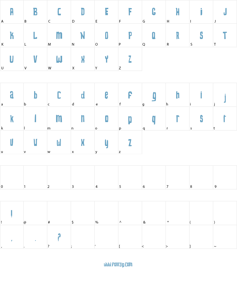 WhichWay Font Character