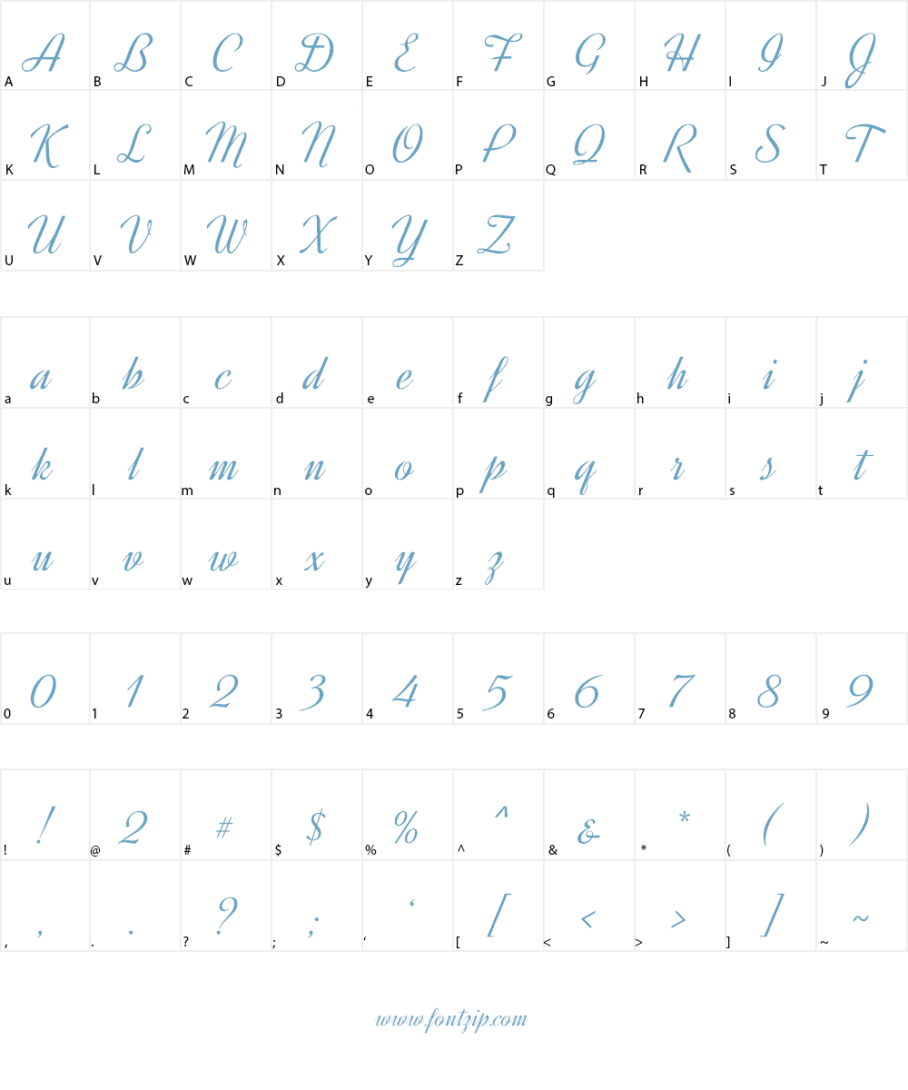 Dynalight Font Character