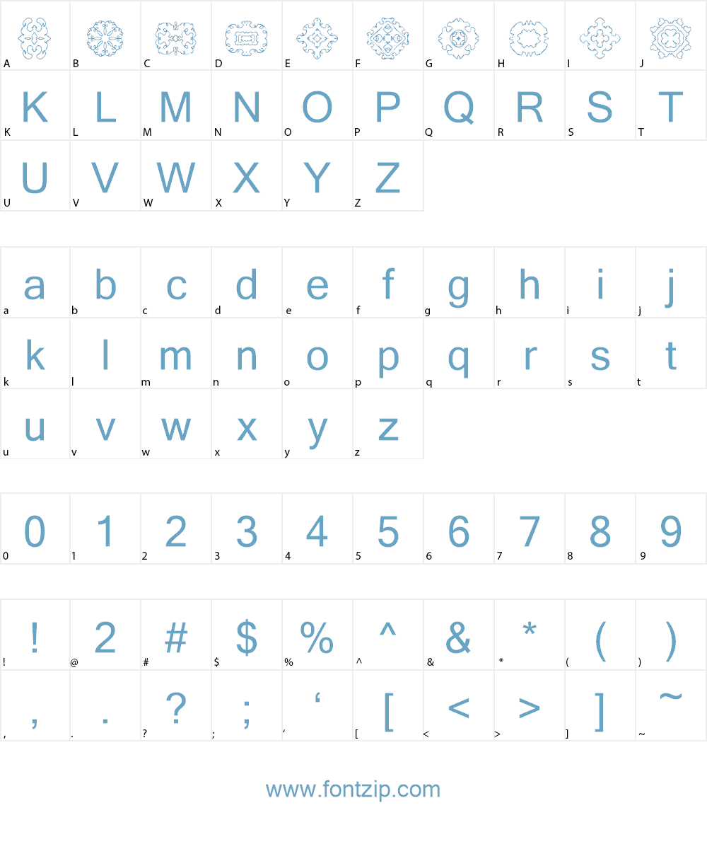 DLDesigns6 Font Character