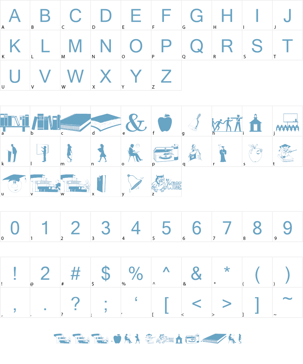 wmeducation1 Font Character