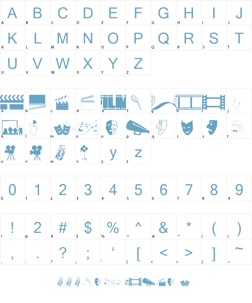 wmdrama1 Font Character