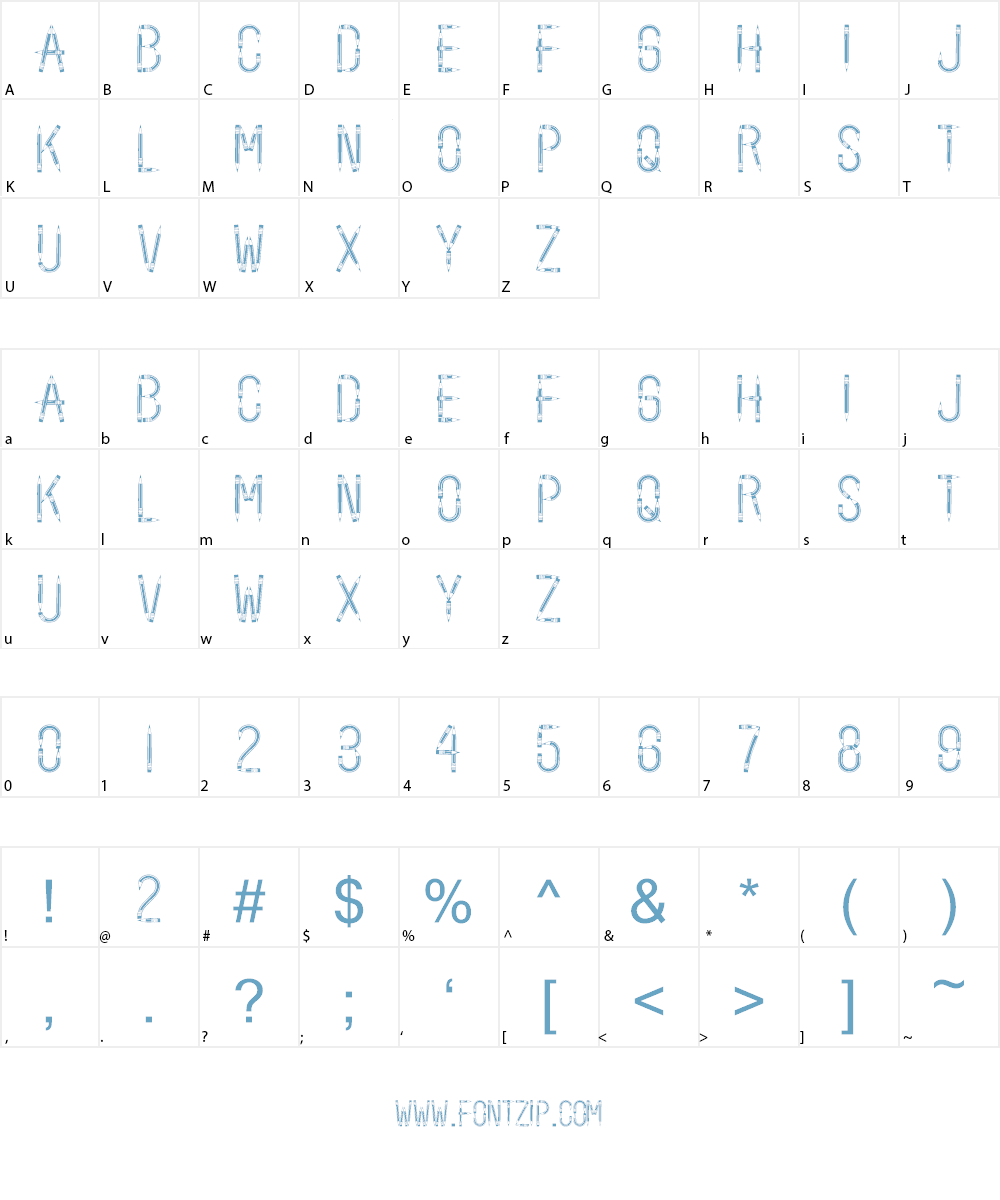 BackToSchool Font Character