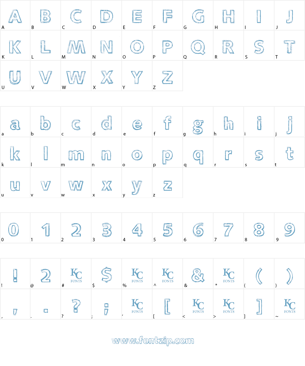 Closure Font Character