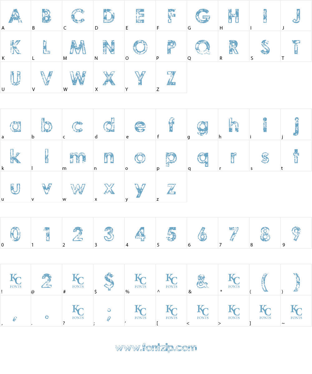 Tragic Vision Font Character