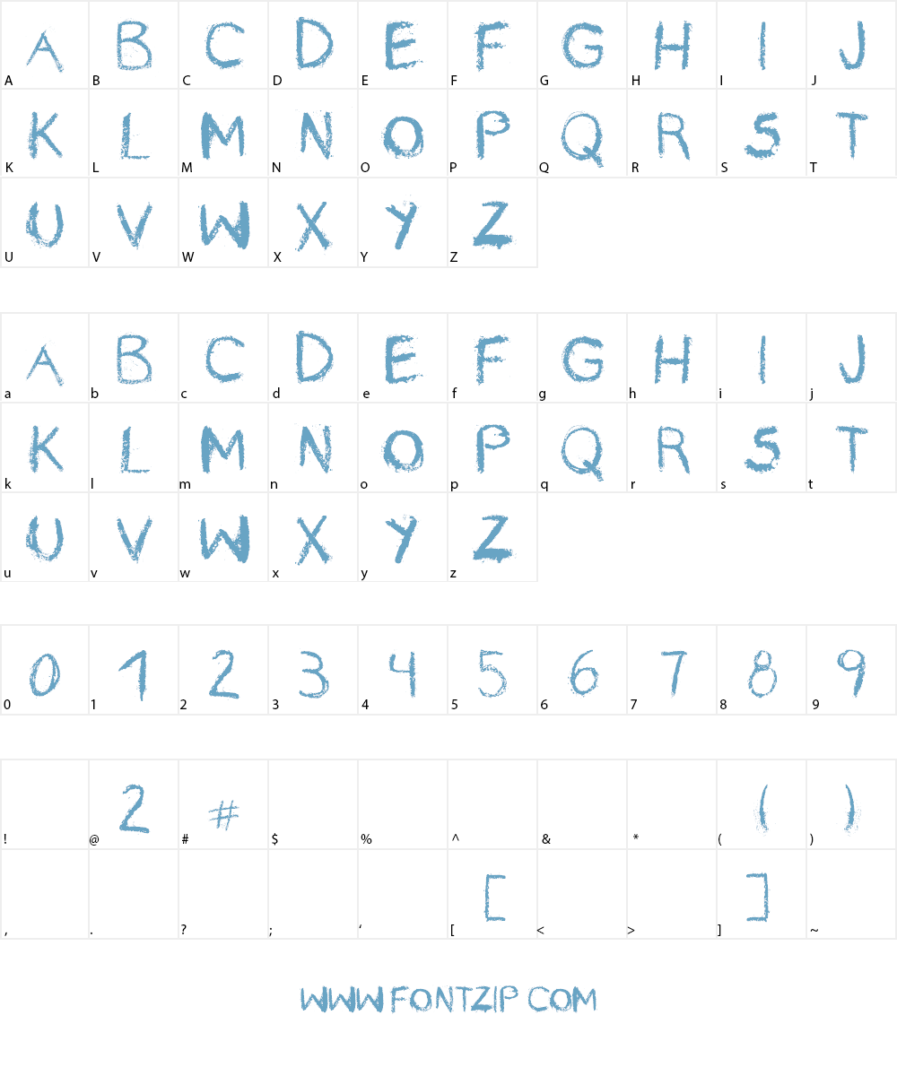 rayando Font Character