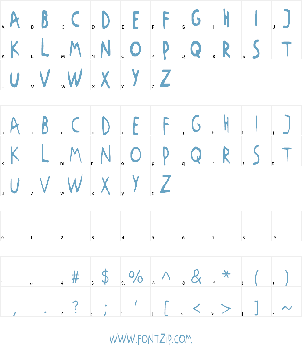 RUGRATS Font Character