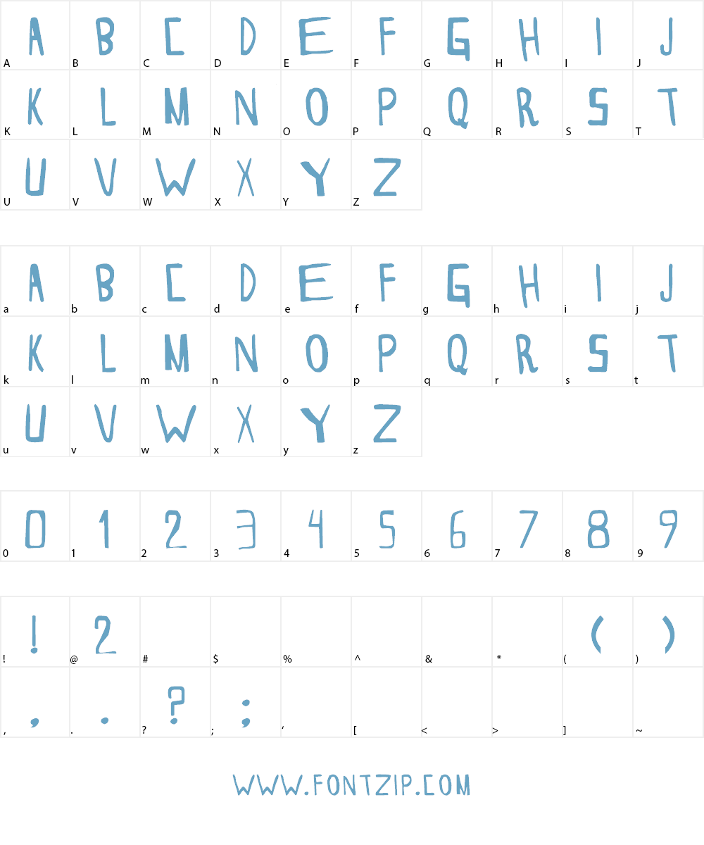 THESORDEN Font Character