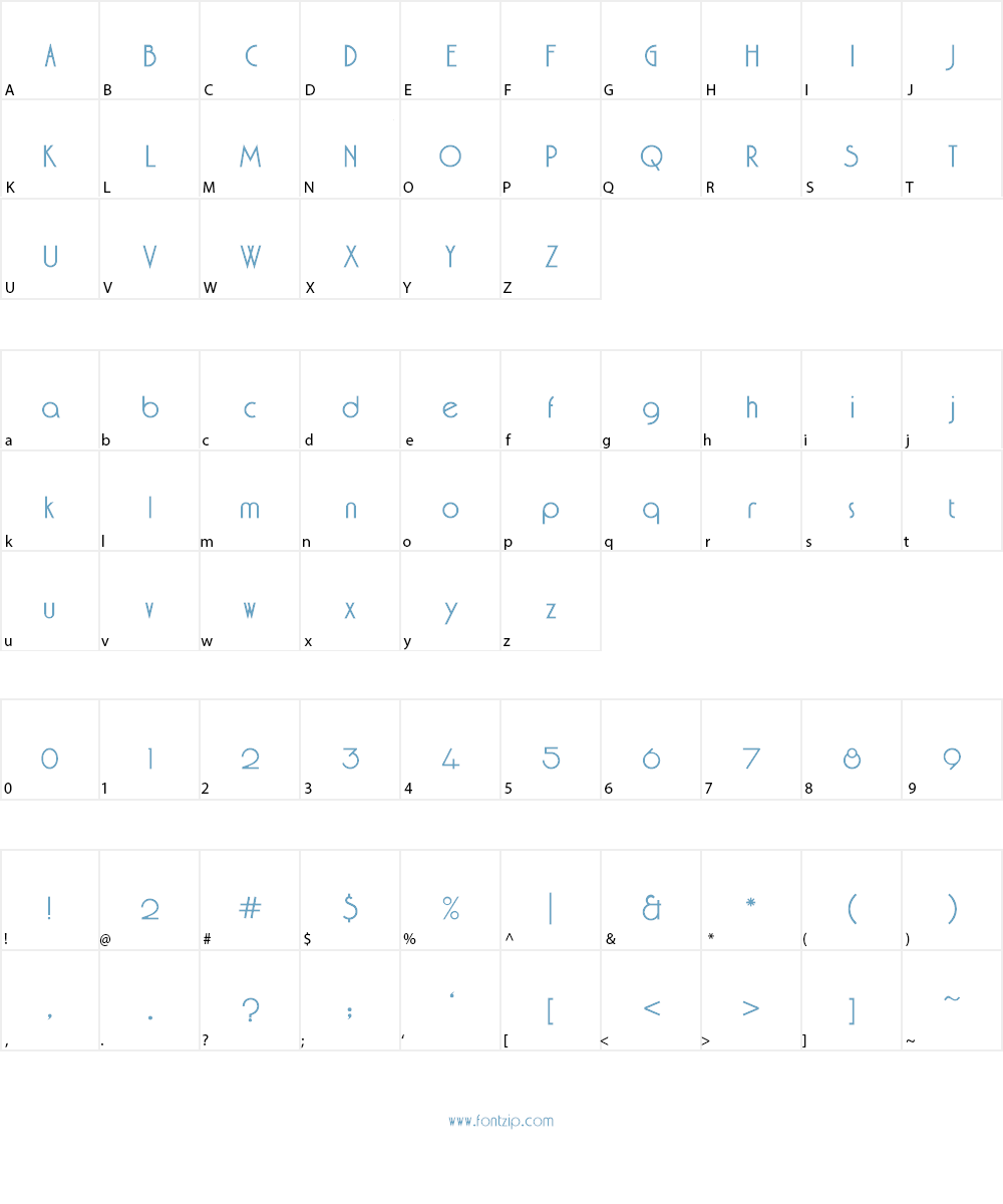 AGA Cordoba قرطبة Font Character