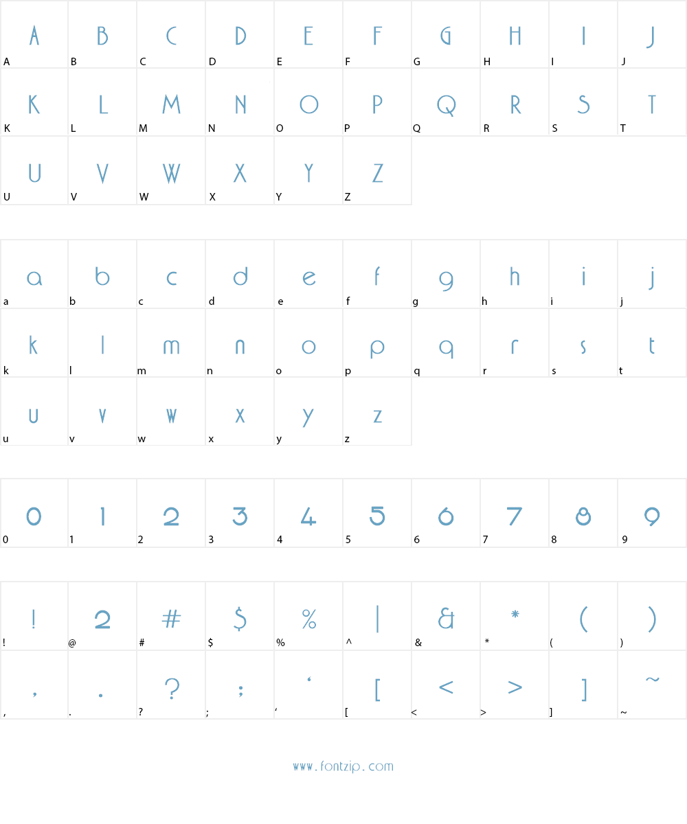 AGA Kyrawan V.2 قيروان Font Character