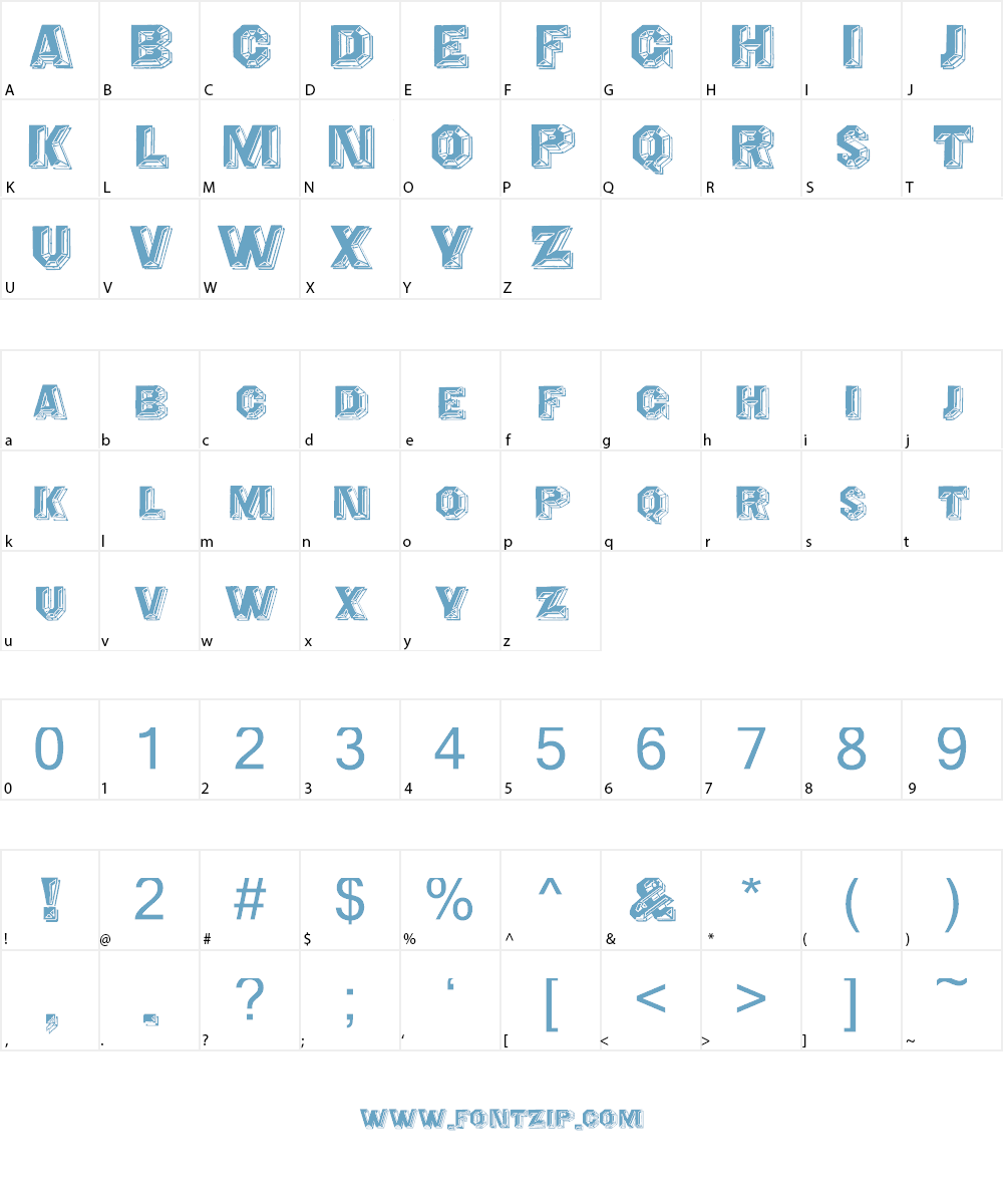 Cristalid Font Character