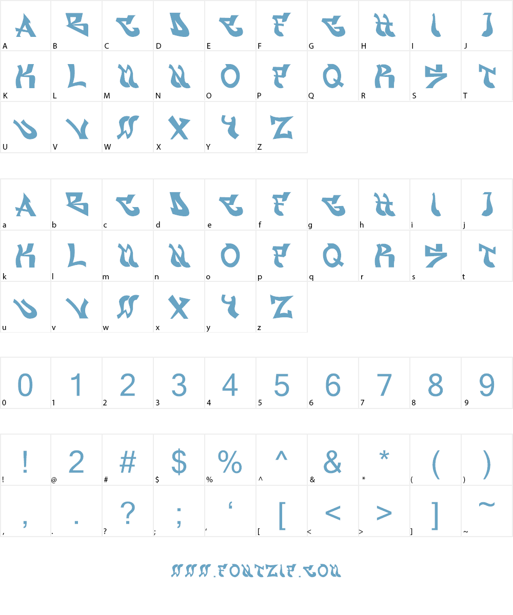 graffont Font Character