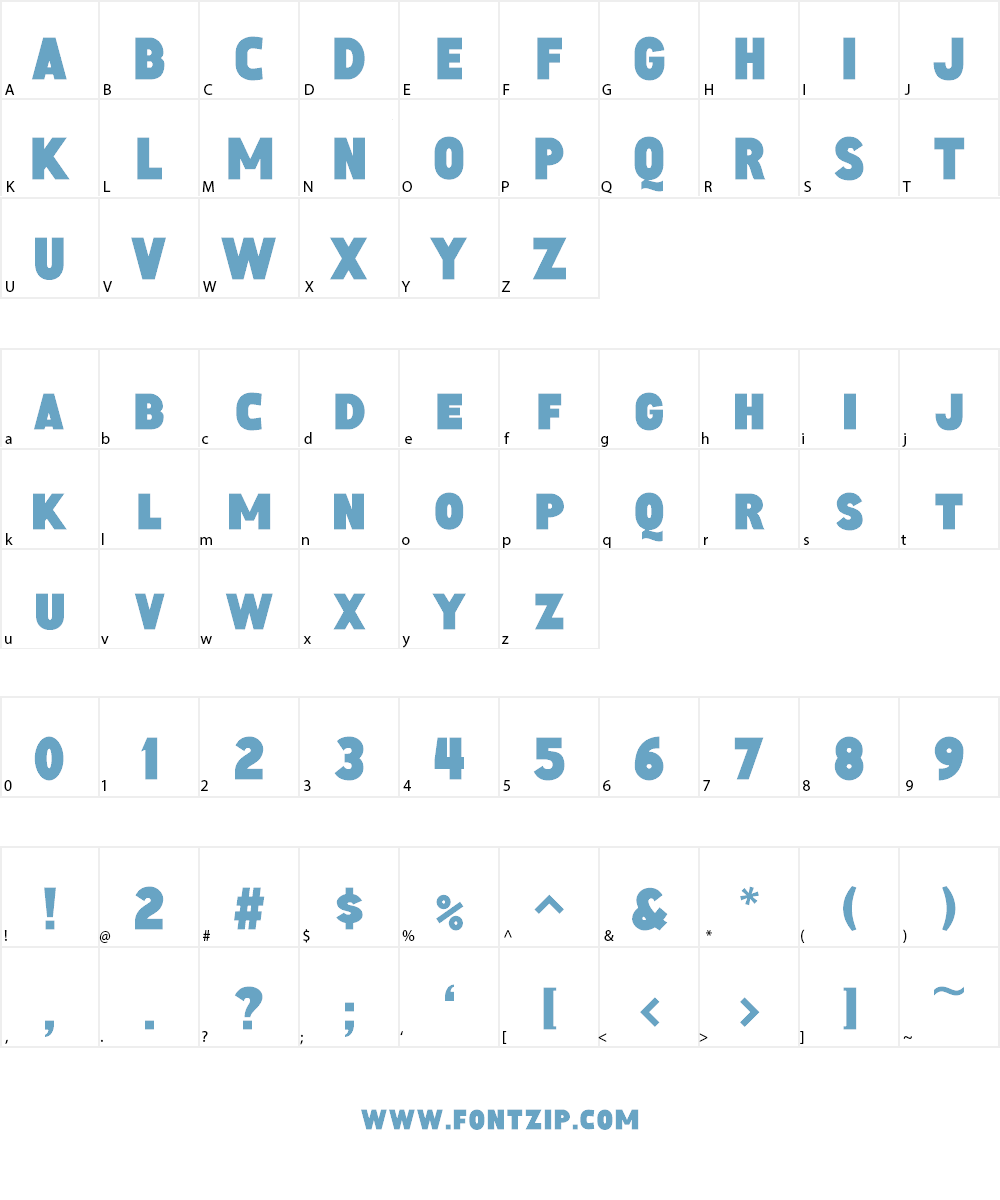 Aguardiente Font Character