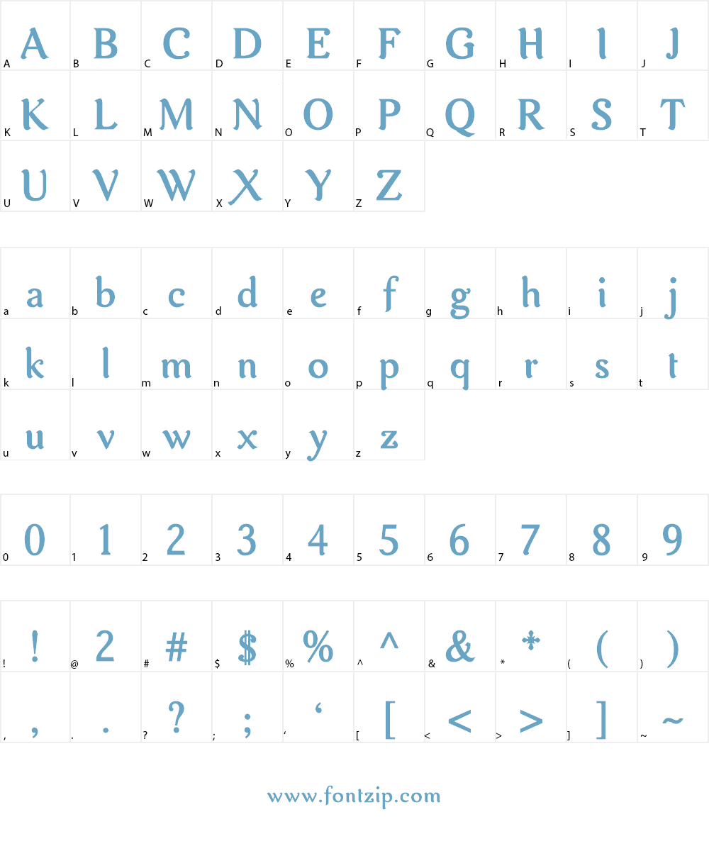 Aurelis ADF No2 Std Font Character