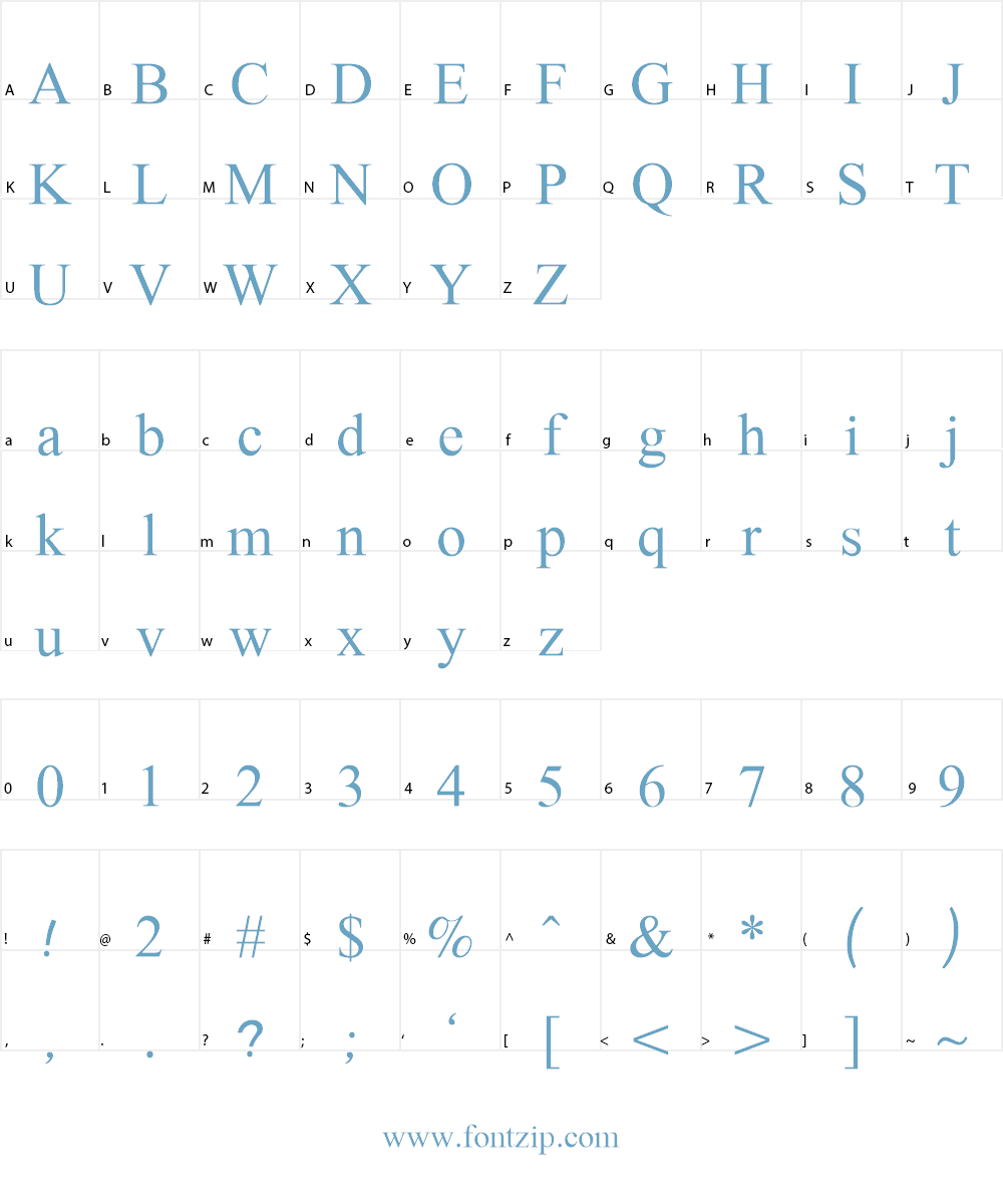 Tai Heritage Pro Font Character