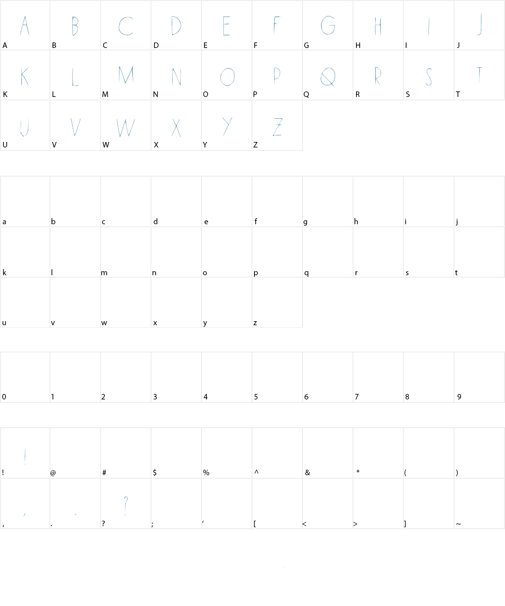 Rails Font Character