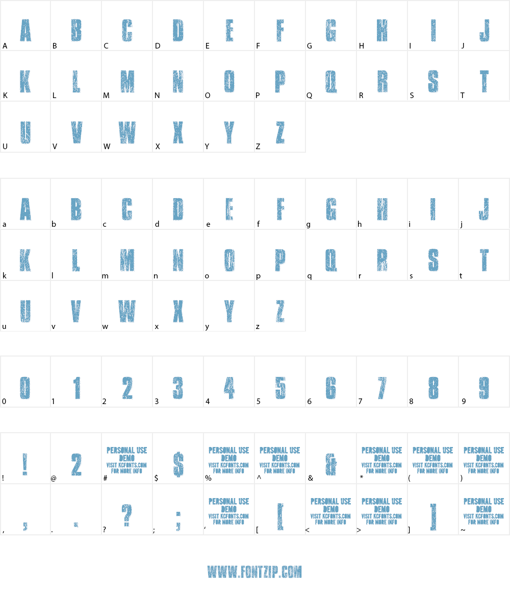 Transit Display Font Character