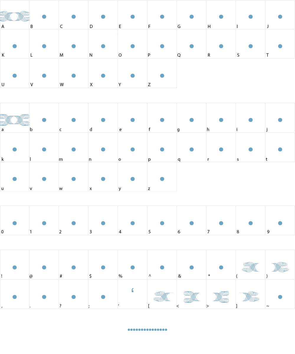 FoglihtenBPS01 Font Character