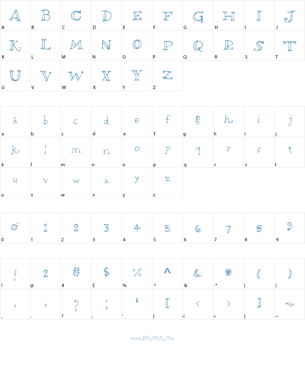 brightfuture Font Character