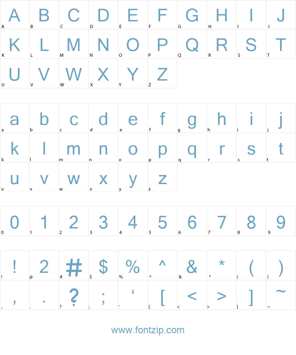Iconic Font Character