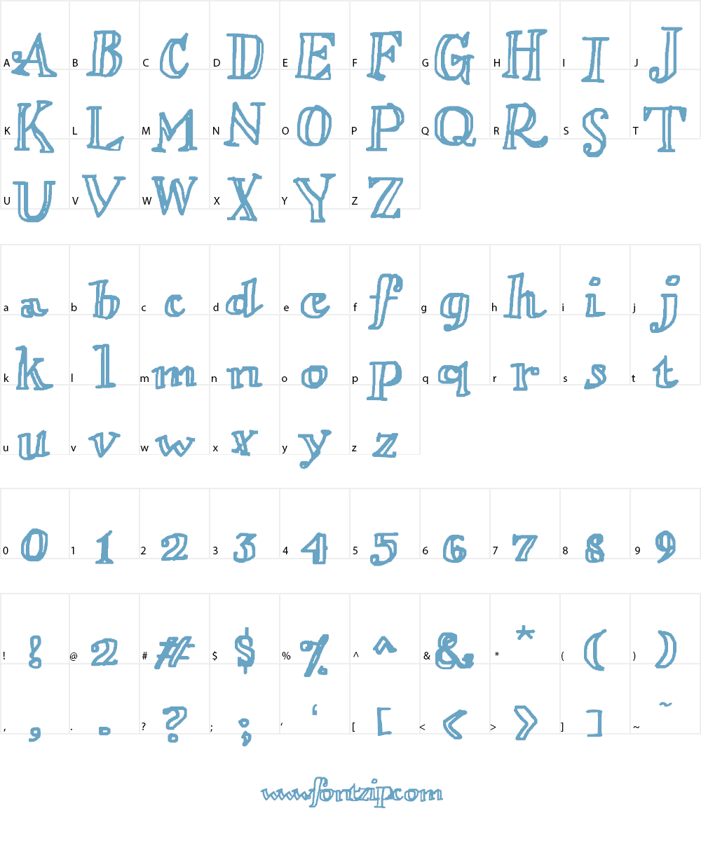 Loverly Font Character