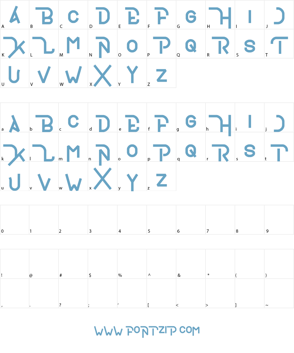 CRUmBLE Font Character