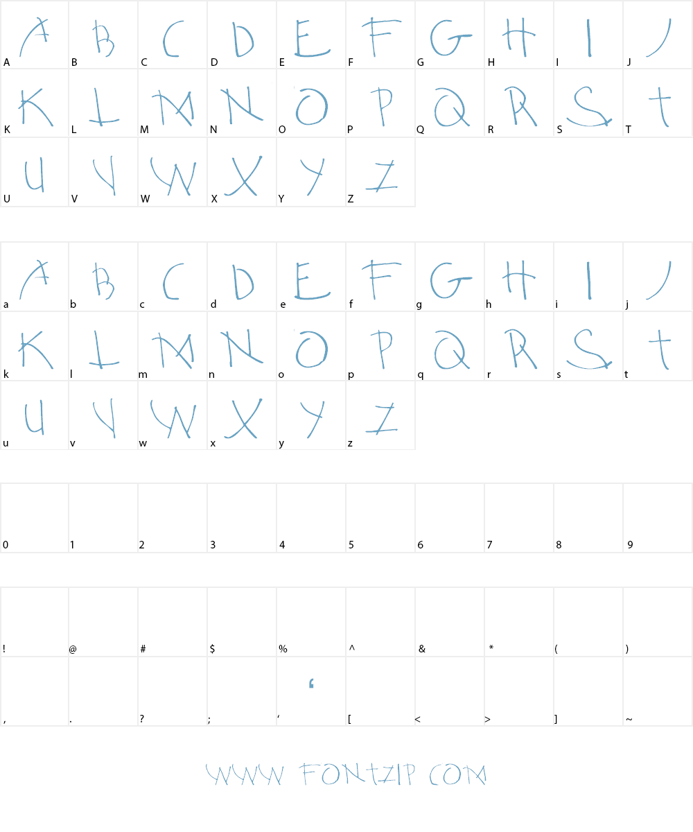 Ginko Font Character