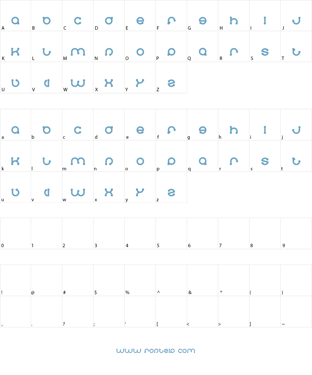 skateboard Font Character