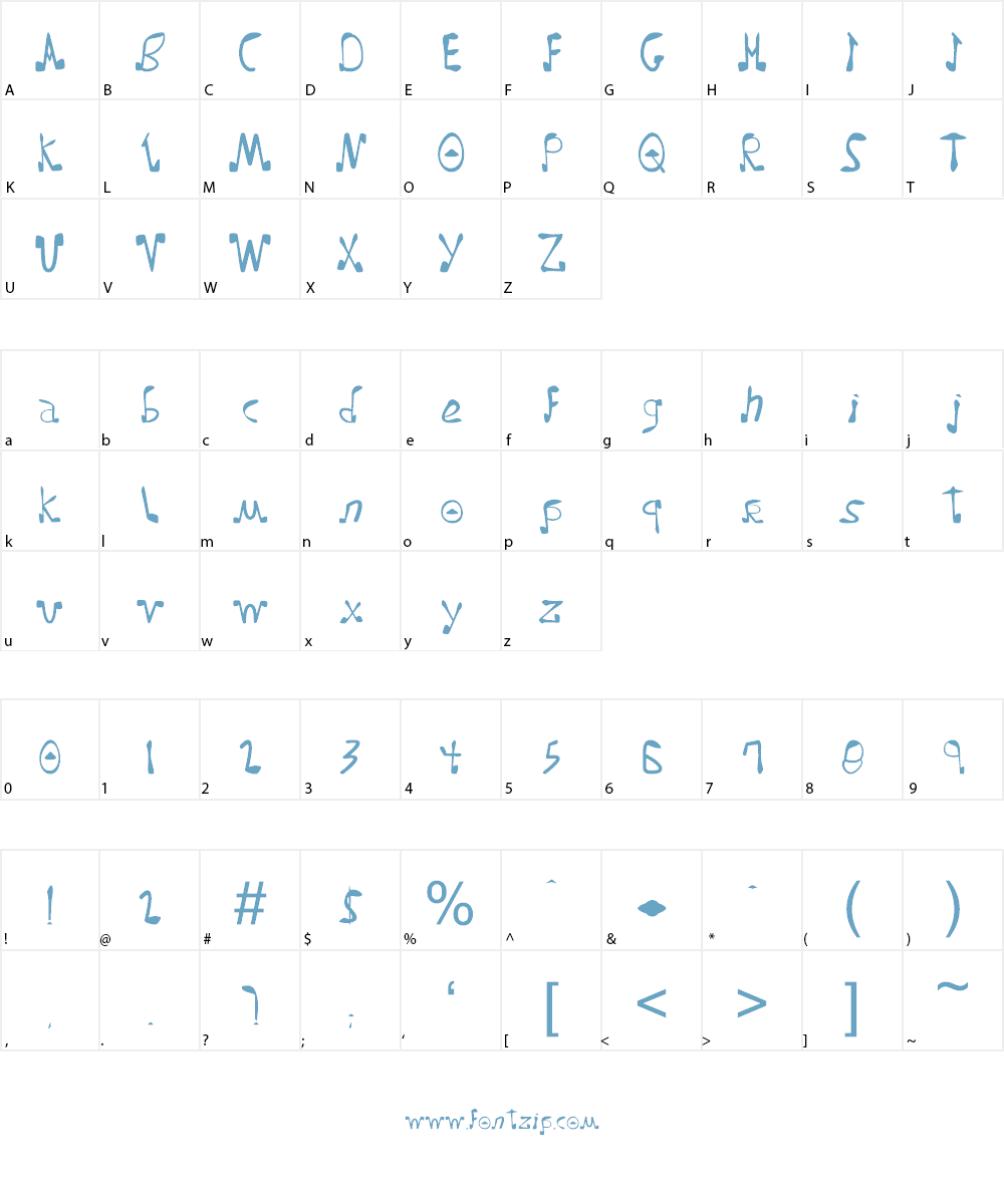 O.v.n.i Font Character