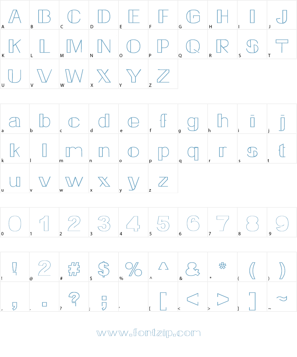 Friesian Font Character