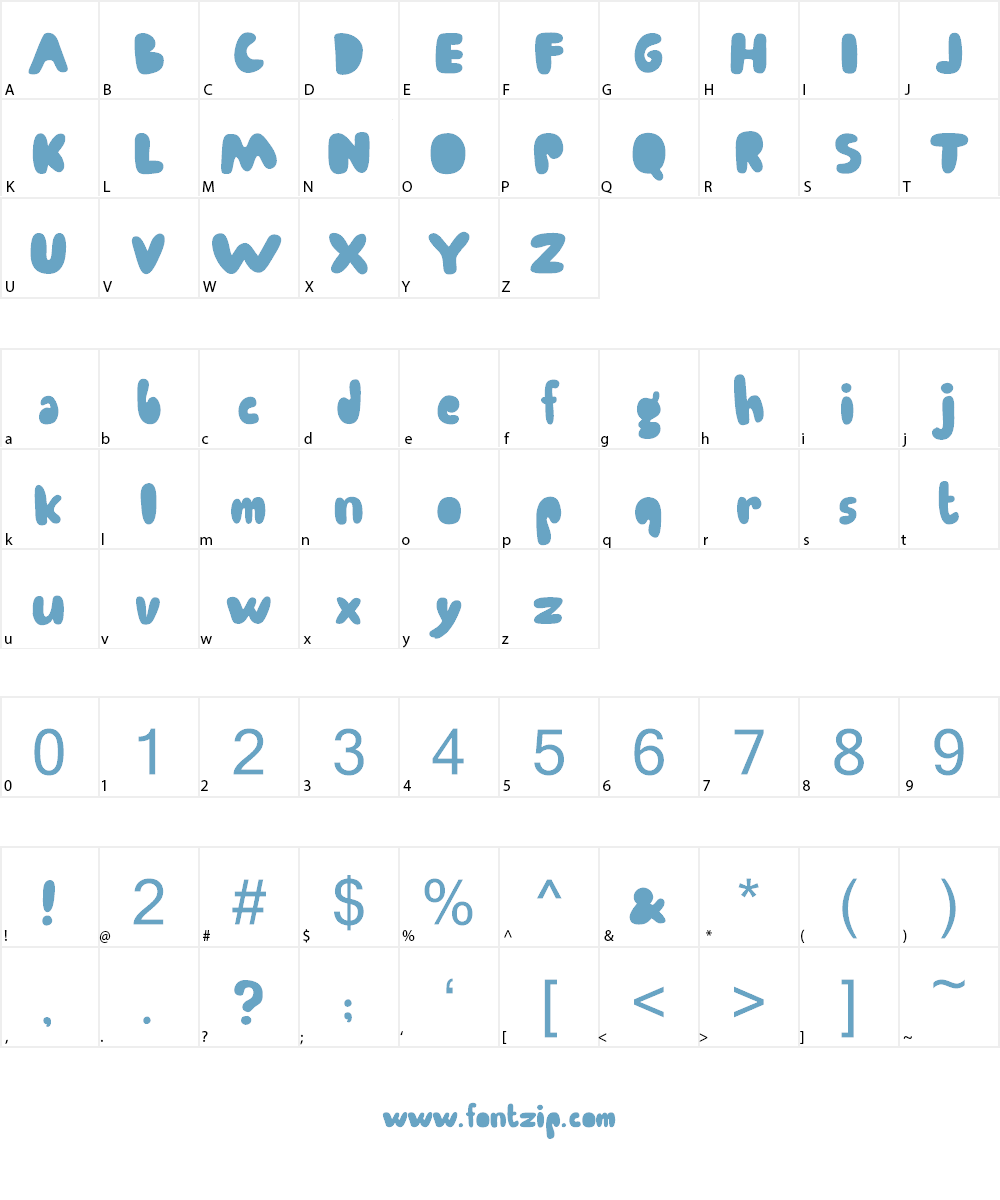 Endutt Font Character
