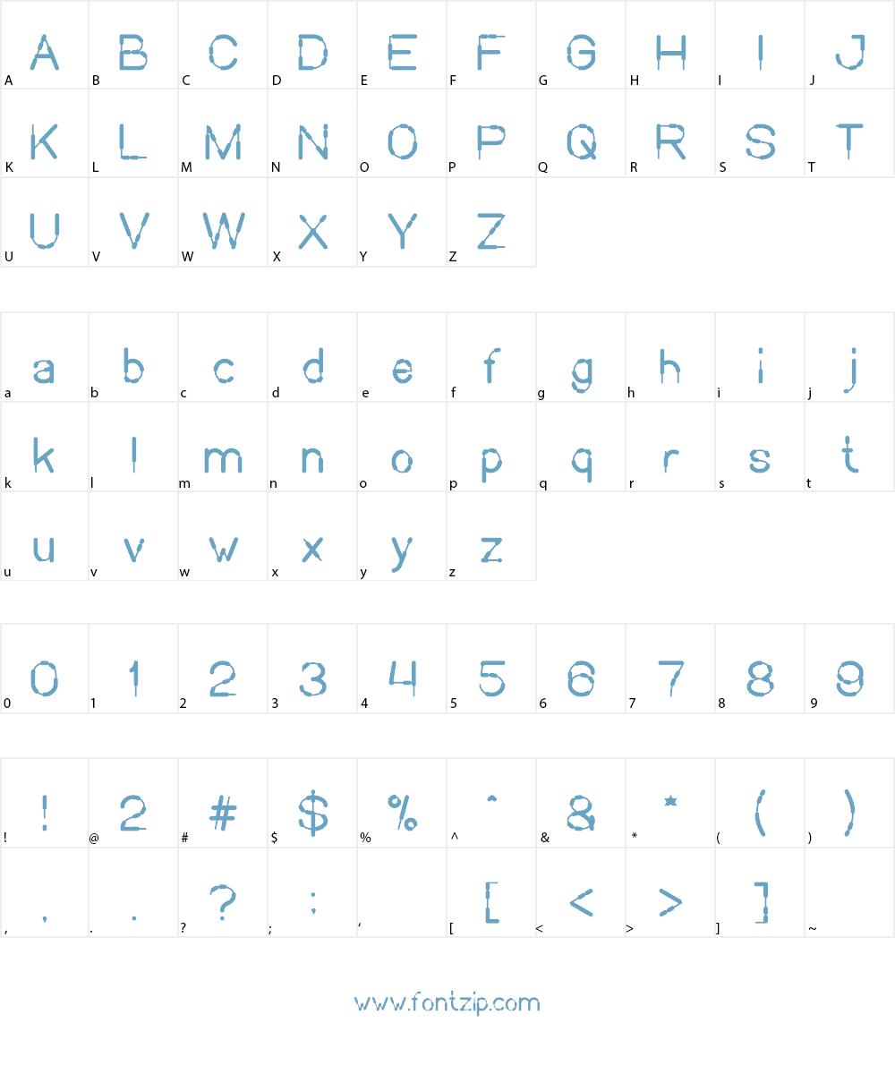 Sausage Font Character