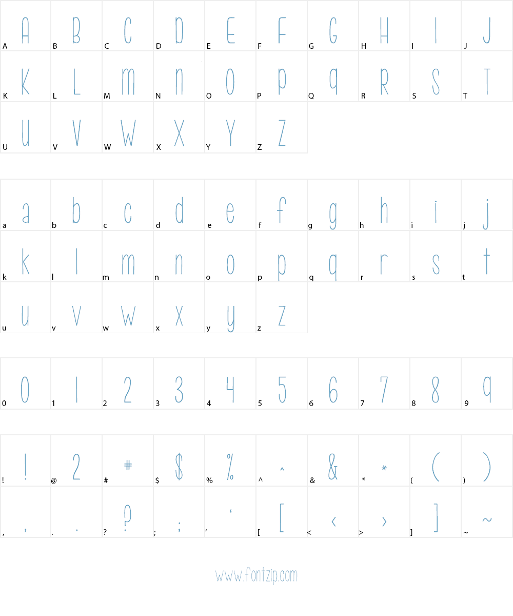 KG Call Me Maybe Font Character